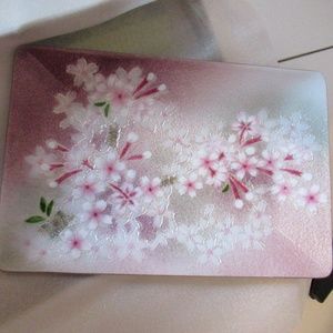 Vintage Cloisonne Indigo Shakura Plate